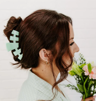 Classic Mint to Be Large Hair Clip