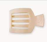 Almond Beige Medium Flat Square Clip