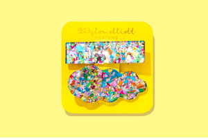 Hair Clip Set- Colorful Confetti