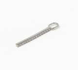 Bling Bar Charm | Silver