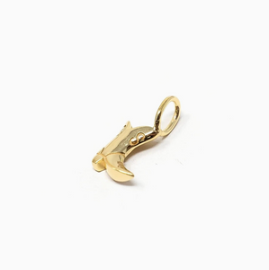 Cowgirl Boot Charm | Yellow Gold