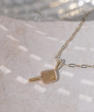 Pickleball Charm | Gold