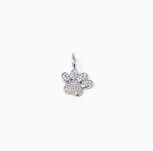 Paw Print Charm | Silver