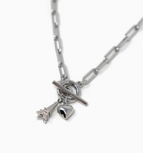 Keepsake Chain Necklace | Silver