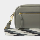 Hallie Crossbody in Graphite Green