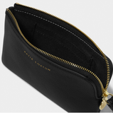 Small Wristlet Pouch in Black