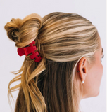 Classic Rudolph Red Small Hair Clip