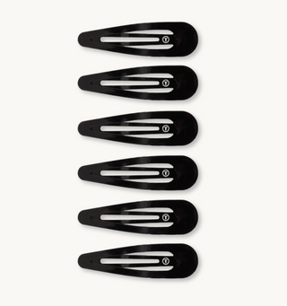 Jet Black Snap Clip (6ct)