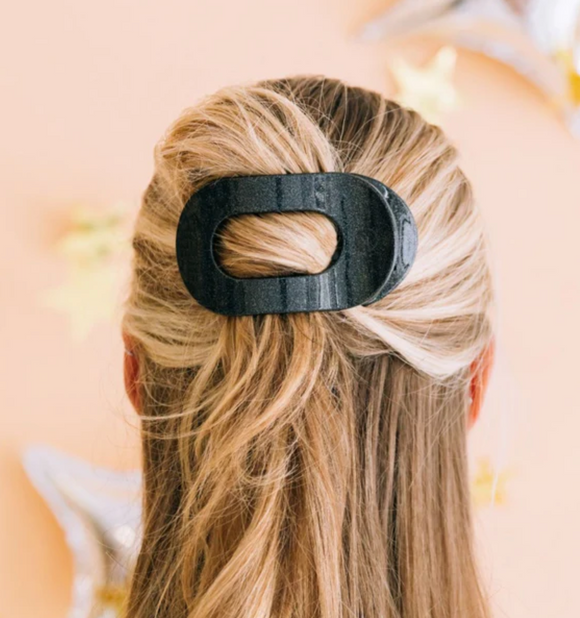 Midnight Magic Medium Flat Round Hair Clip