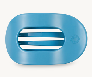Summer Sky Small Flat Round Hair Clip