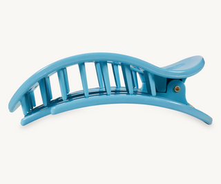 Summer Sky Small Flat Round Hair Clip