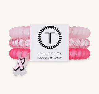 Pink Ribbon Power Small Hair Ties