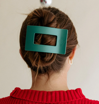 Fir Real Large Flat Rectangle Hair Clip