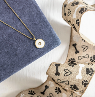 Paw Print Pendant Necklace