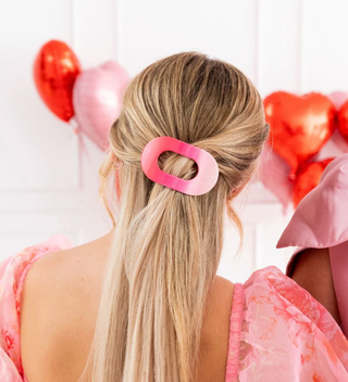 Kiss & Tell Medium Flat Round Hair Clip