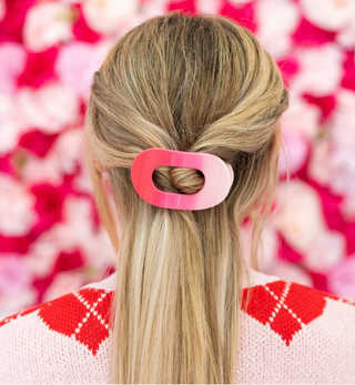 Kiss & Tell Small Flat Round Hair Clip