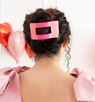 Kiss & Tell Large Flat Rectangle Hair Clip