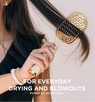 Vented Hair Brush - Tan