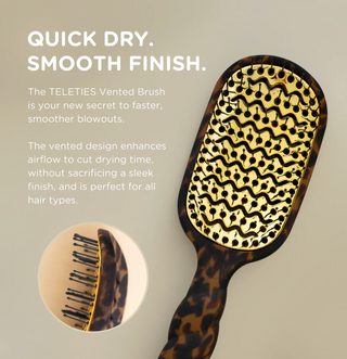Vented Hair Brush - Tortoise
