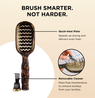 Vented Hair Brush - Tortoise