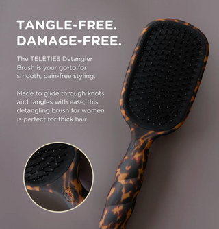 Detangler Hair Brush for Thick Hair – Tortoise