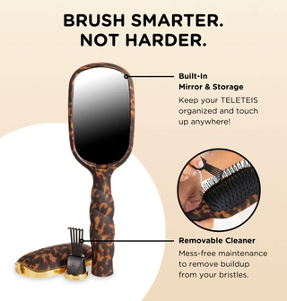 Detangler Hair Brush for Thick Hair – Tortoise