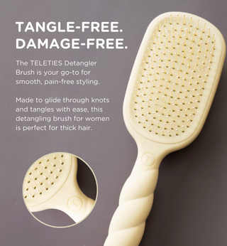 Detangler Hair Brush for Thick Hair – Tan