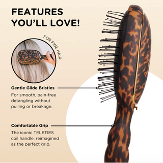 Detangler Hair Brush for Fine Hair – Tortoise