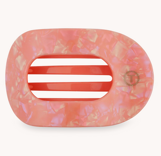 Dreamsicle Medium Flat Round Hair Clip