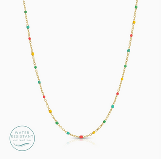 Sweetly Colored Delicate Chain Necklace | Brights