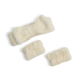 Head to Glow Spa Headband and Wristband Set