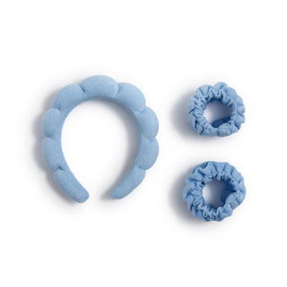 Prep and Glow Spa Bubble Headband and Wristband
