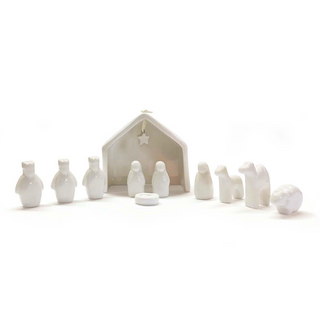Precious Keepsake 11 Pc Miniature Nativity Scene Set