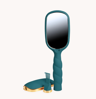 Boar Bristle Hair Brush - Teal With It