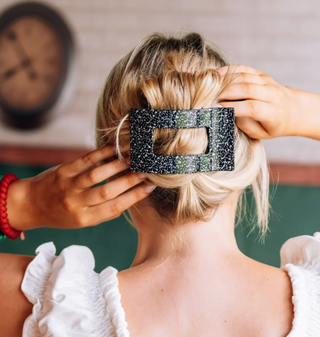 Study Session Large Flat Rectangle Hair Clip