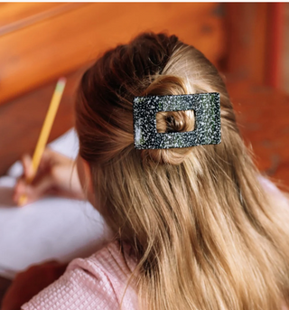 Study Session Small Flat Rectangle Hair Clip