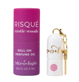 Risqué (Exotic Woods) | Keychain Mini Roll-On Perfume (1 mL)