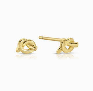 Minimalist Knot Studs | Gold