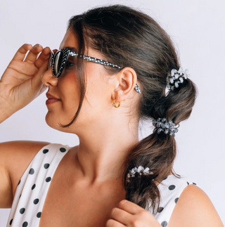 Polka Dot Party Large Hair Ties