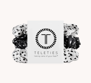 Polka Dot Party Large Silk Scrunchies