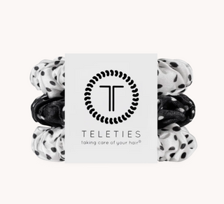 Polka Dot Party Small Silk Scrunchies