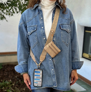 Clip & Go Strap W/Zippered Pouch Classic