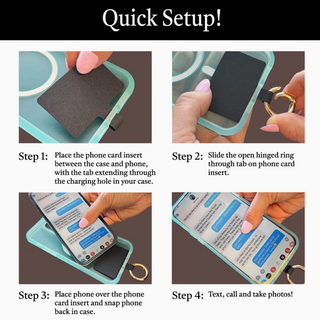Clip & Go Strap W/Rfid Pouch Leaf Pattern