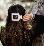 Toasted Large Flat Square Hair Clip