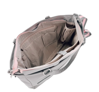 Nina Nylon Tote Bag | Grey