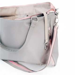 Nina Nylon Tote Bag | Grey