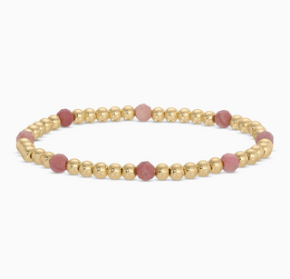 Stretch Beaded Bracelet with Stone Accents